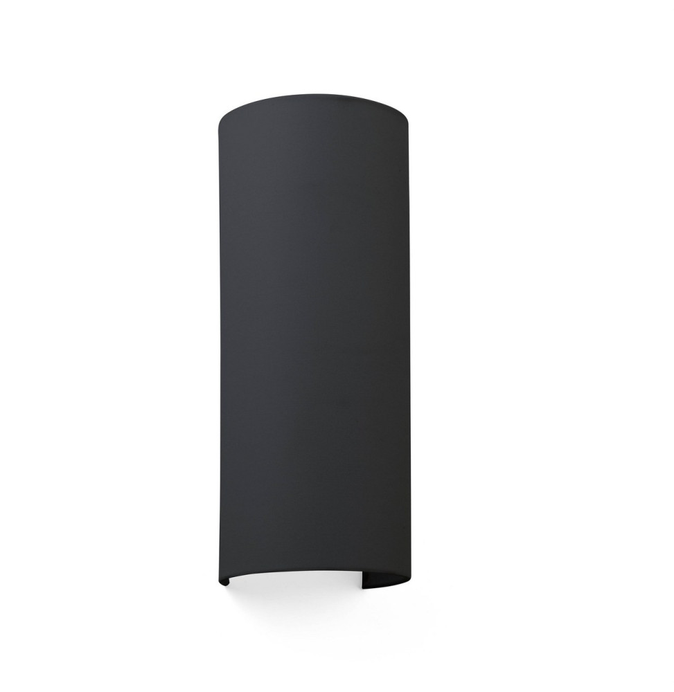FARO - Aplique COTTON ROUND 370x148x125 2xE27 negro