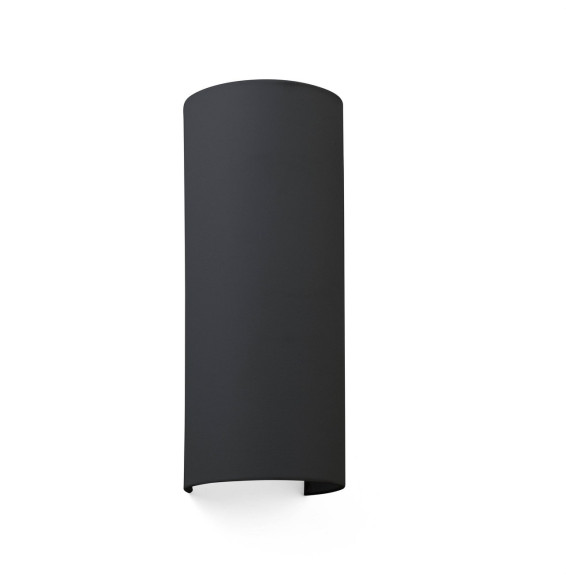 FARO - Aplique COTTON ROUND 370x148x125 2xE27 negro