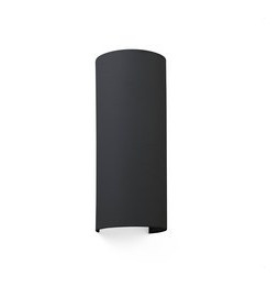 FARO - Aplique COTTON ROUND 370x148x125 2xE27 negro