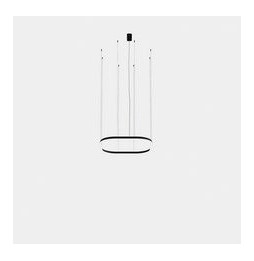 LedsC4 - Luminaria colgante cuadrada Geometric empotrable 1000x1000mm LED 72 blanco neutro 4000K DALI-2 oro 4978lm