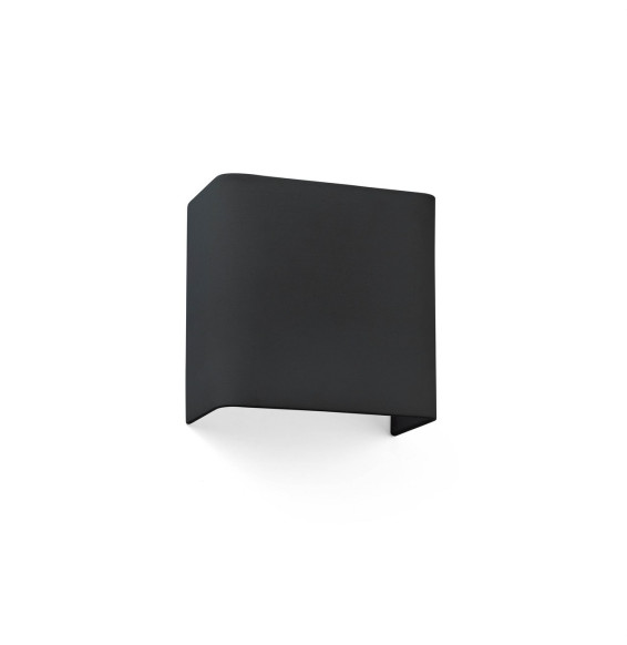 FARO - Aplique COTTON SQUARE 200x205x108 1xE27 negro
