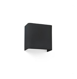 FARO - Aplique COTTON SQUARE 200x205x108 1xE27 negro