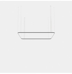 LedsC4 - Luminaria colgante cuadrada Geometric Mini 4000x4000mm LED 315 blanco neutro 4000K ON-OFF blanco 22085lm