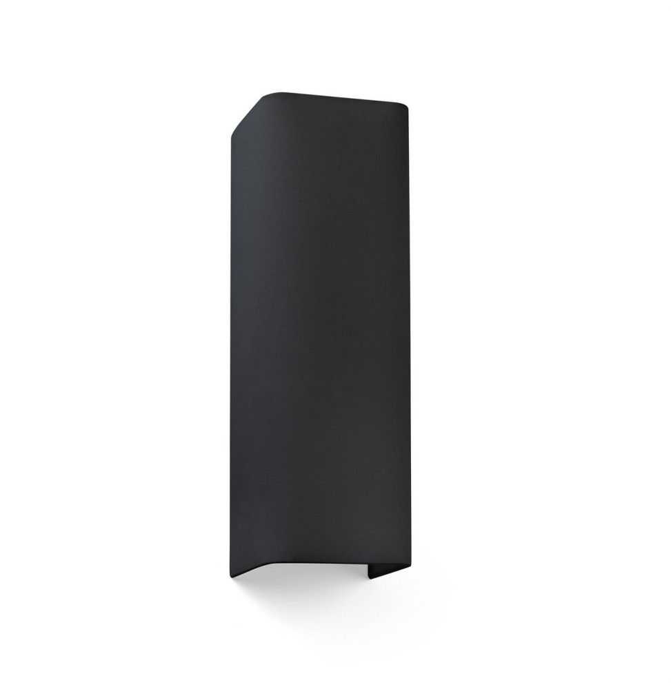FARO - Aplique COTTON SQUARE 370x125x105 2xE27 negro
