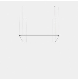 LedsC4 - Luminaria colgante cuadrada Geometric Mini 4000x4000mm LED 315 blanco neutro 4000K DALI-2 blanco 22085lm