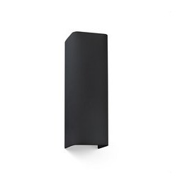 FARO - Aplique COTTON SQUARE 370x125x105 2xE27 negro