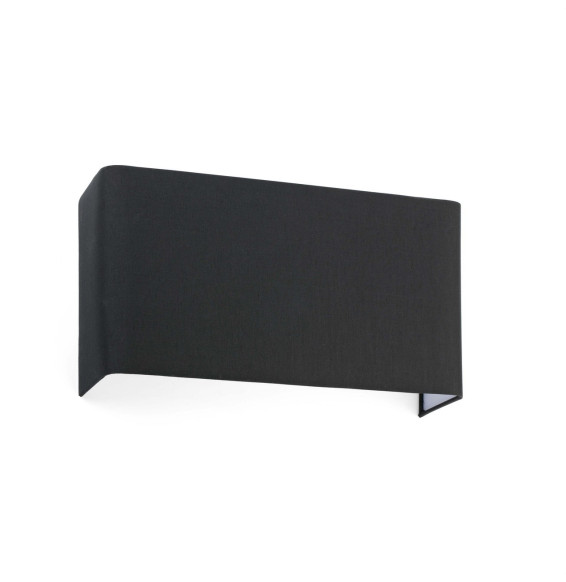 FARO - Aplique COTTON SQUARE 375x200x105 2xE27 negro