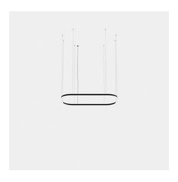 LedsC4 - Luminaria colgante rectangular Geometric Mini 1600x1000mm LED 255 blanco neutro 4000K 0-10V blanco 17808lm