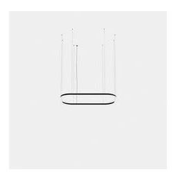 LedsC4 - Luminaria colgante rectangular Geometric Mini 1600x1000mm LED 255 blanco neutro 4000K 0-10V oro 17808lm