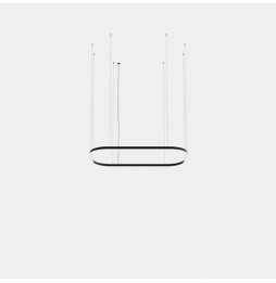 LedsC4 - Luminaria colgante rectangular Geometric Mini 1600x1000mm LED 255 blanco neutro 4000K ON-OFF blanco 17808lm