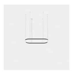 LedsC4 - Luminaria colgante rectangular Geometric Mini 1600x1000mm LED 255 blanco neutro 4000K DALI-2 oro 17808lm