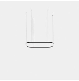 LedsC4 - Luminaria colgante rectangular Geometric Mini 1600x1000mm LED 255 blanco neutro 4000K DALI-2 blanco 17808lm
