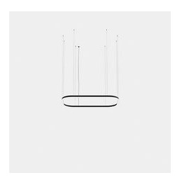 LedsC4 - Luminaria colgante rectangular Geometric Mini 1600x1000mm LED 255 blanco cálido 2700K ON-OFF oro 15170lm