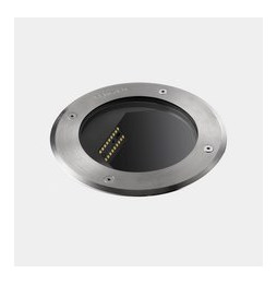 LedsC4 - Empotrable de suelo IP65-IP67 Gea pared 225mm LED 27.5 blanco neutro 4000K DALI-2 acero inoxidable AISI 316 1109lm