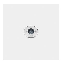 LedsC4 - Empotrable de suelo IP65-IP67 Gea Power LED Pro diámetro 85mm Efficiency LED 4.2 blanco cálido 3000K ON-OFF acero inoxi