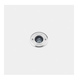 LedsC4 - Empotrable de suelo IP65-IP67 Gea Power LED Pro diámetro 85mm Efficiency LED 4.2 blanco cálido 3000K ON-OFF acero inoxi