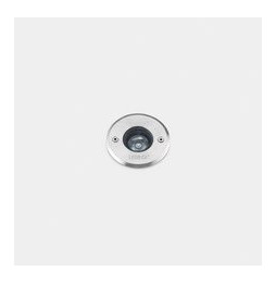 LedsC4 - Empotrable de suelo IP65-IP67 Gea Power LED Pro diámetro 85mm Efficiency LED 4.2 blanco cálido 2700K ON-OFF acero inoxi