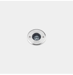LedsC4 - Empotrable de suelo IP65-IP67 Gea Power LED Pro diámetro 85mm Efficiency LED 4.2 blanco neutro 4000K ON-OFF acero inoxi