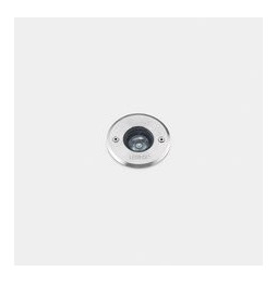 LedsC4 - Empotrable de suelo IP65-IP67 Gea Power LED Pro diámetro 85mm Efficiency LED 4.2 blanco cálido 3000K ON-OFF acero inoxi
