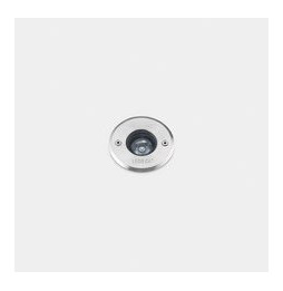 LedsC4 - Empotrable de suelo IP65-IP67 Gea Power LED Pro diámetro 85mm Efficiency LED 4.2 blanco cálido 2700K ON-OFF acero inoxi