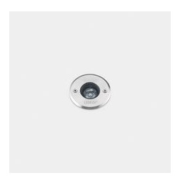 LedsC4 - Empotrable de suelo IP65-IP67 Gea Power LED Pro diámetro 85mm Efficiency LED 4.2 blanco cálido 2700K ON-OFF acero inoxi