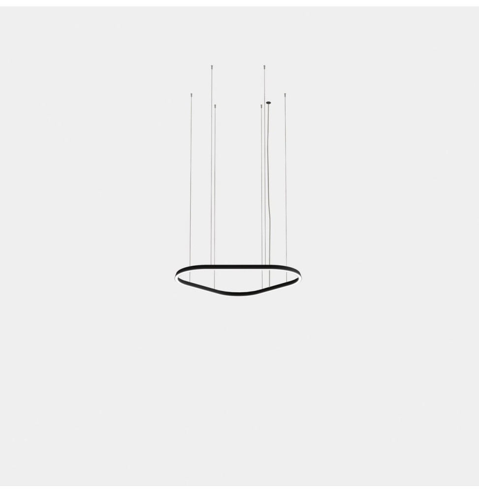 LedsC4 - Luminaria colgante triangular Geometric Mini 1000mm LED 64 blanco neutro 4000K DALI-2 oro 4416lm LedsC4 - Luminaria colgante triangular Geometric Mini 1000mm LED 64 blanco neutro 4000K DALI-2 oro 4416lm