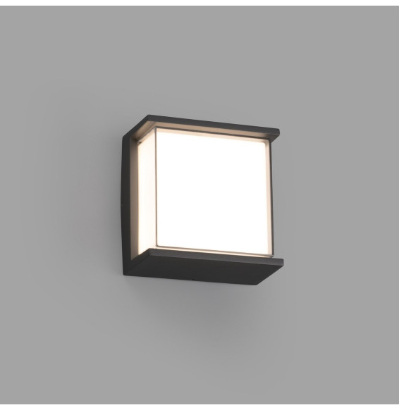 FARO - Aplique HIKARI 10W LED 3000K gris oscuro