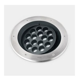 LedsC4 - Empotrable de suelo IP66-IP67 Gea Power LED Pro diámetro 300mm Efficiency LED 35.4 blanco neutro 4000K DALI-2/PUSH acer