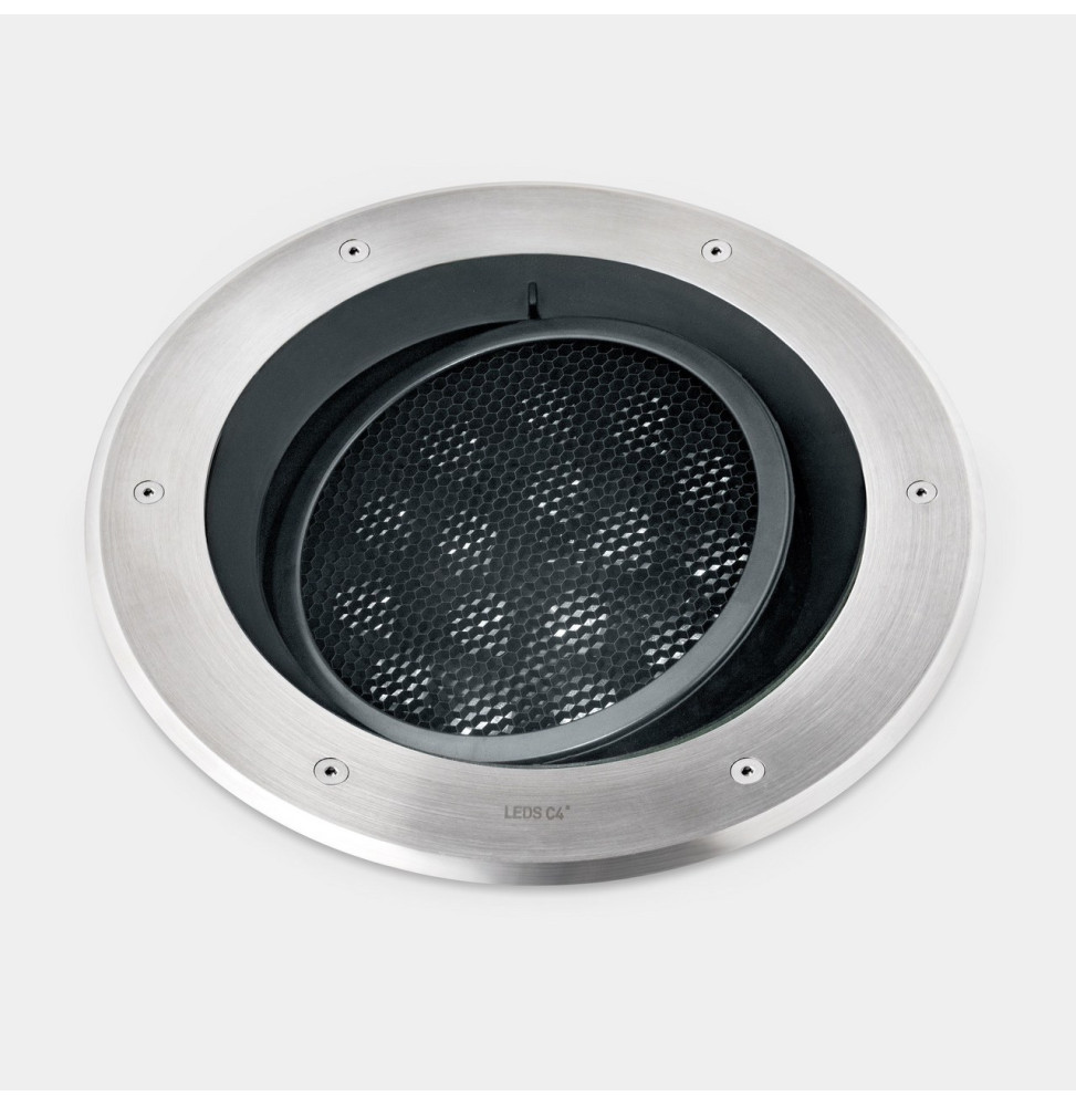 LedsC4 - Empotrable de suelo IP66-IP67 Gea Power LED Pro diámetro 300mm Comfort LED 35.4 blanco cálido 2700K DALI-2/PUSH acero i LedsC4 - Empotrable de suelo IP66-IP67 Gea Power LED Pro diámetro 300mm Comfort LED 35.4 blanco cálido 2700K DALI-2/PUSH acero i