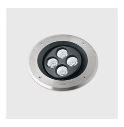 LedsC4 - Empotrable de suelo IP66-IP67 Gea Power LED Pro diámetro 220mm Efficiency LED 10.1 blanco neutro 4000K ON-OFF acero ino