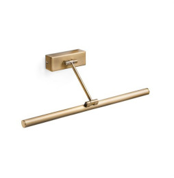 FARO - Aplique MAGRITTE 45cm LED 8W 3000K oro viejo