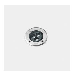 LedsC4 - Empotrable de suelo IP66-IP67 Gea Power LED Pro diámetro 125mm Efficiency LED 6 blanco neutro 4000K DALI-2 acero inoxid