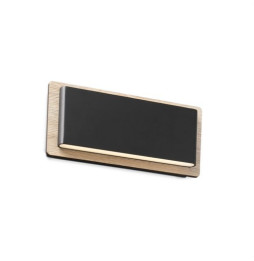 FARO - Aplique MOOD 2x3W negro/madera