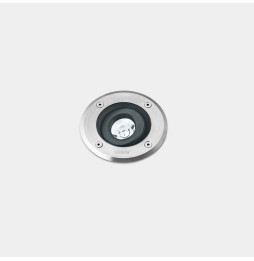 LedsC4 - Empotrable de suelo IP66-IP67 Gea Power LED Pro diámetro 125mm Efficiency LED 2.5 blanco neutro 4000K ON-OFF acero inox