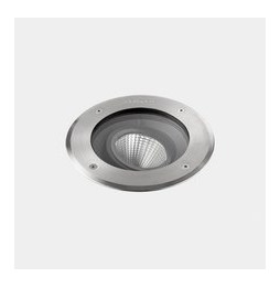 LedsC4 - Empotrable de suelo IP65-IP67 Gea Cob 223mm LED 26.7 blanco neutro 4000K DALI-2 acero inoxidable AISI 316 2423lm
