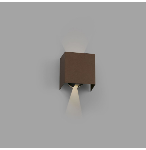 FARO - Aplique OLAN LED 6W 3000K marrón óxido