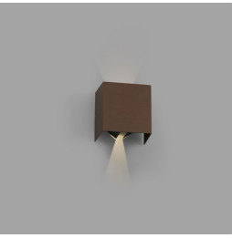 FARO - Aplique OLAN LED 6W 3000K marrón óxido