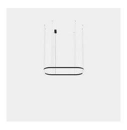 LedsC4 - Luminaria colgante rectangular Geometric superficie 1600x1000mm LED 255 blanco cálido 2700K ON-OFF blanco 15170lm