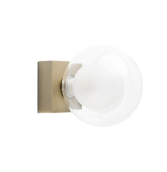 FARO - Aplique PERLA 1XG9 6W oro viejo