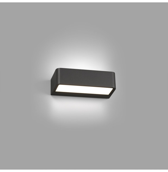 FARO - Aplique TAKUA LED 10W 3000K gris oscuro