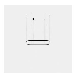 LedsC4 - Luminaria colgante rectangular Geometric empotrable 1600x1000mm LED 255 blanco neutro 4000K DALI-2 oro 17808lm