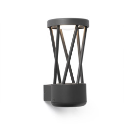 FARO - Aplique TWIST LED 10W 3000K gris oscuro
