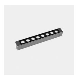 LedsC4 - Luminaria lineal IP65 Cube Pro Linear Efficiency 500mm superficie LED 47.8 blanco cálido 2700K DALI/PUSH gris urbano 44