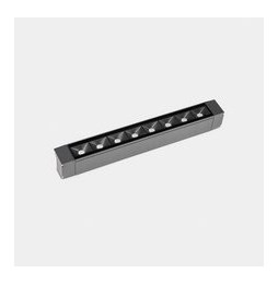 LedsC4 - Luminaria lineal IP65 Cube Pro Linear Efficiency 500mm superficie LED 47.8 blanco cálido 2700K DALI/PUSH gris urbano 41