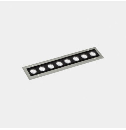 LedsC4 - Luminaria lineal IP65-IP67 Cube Pro Linear Efficiency 500mm empotrable LED 47.8 blanco cálido 2700K DALI/PUSH gris 4444