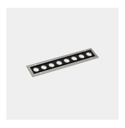 LedsC4 - Luminaria lineal IP65-IP67 Cube Pro Linear Efficiency 500mm empotrable LED 47.8 blanco cálido 2700K DALI/PUSH gris 4444