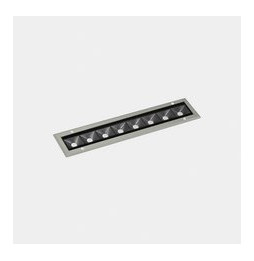 LedsC4 - Luminaria lineal IP65-IP67 Cube Pro Linear Efficiency 500mm empotrable LED 47.8 blanco cálido 2700K DALI/PUSH gris 3020