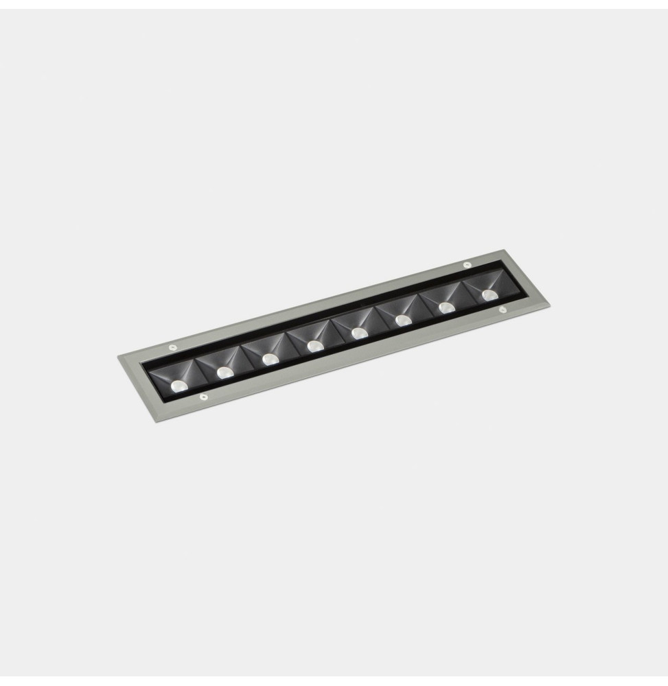 LedsC4 - Luminaria lineal IP65-IP67 Cube Pro Linear Efficiency 500mm empotrable LED 47.8 blanco cálido 2700K DALI/PUSH gris 4114