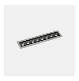 LedsC4 - Luminaria lineal IP65-IP67 Cube Pro Linear Efficiency 500mm empotrable LED 47.8 blanco cálido 2700K DALI/PUSH gris 4114