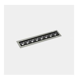 LedsC4 - Luminaria lineal IP65-IP67 Cube Pro Linear Efficiency 500mm empotrable LED 33.8 blanco cálido 3000K gris 3068lm